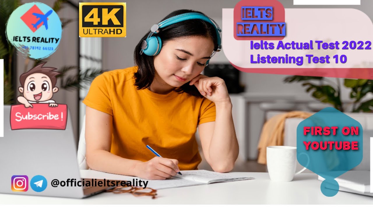 IELTS Listening Actual 2022 Test 10 // Jeanna's Promlems + Khufu's Pyramid // Ielts Reality