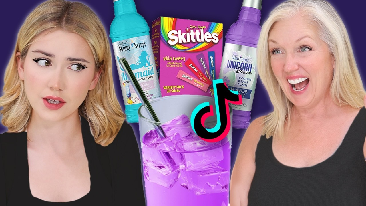 Мы попробовали ВИРУСНЫЕ вкусы воды из TikTok *вода Skittles?!*