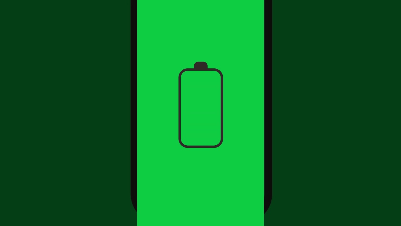 Battery Charge - motion graphics animated element