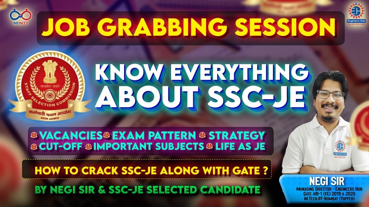 Job Grabbing Session | Know Everything about SSC-JE | by NEGI Sir & SSC-JE Selected Candidates