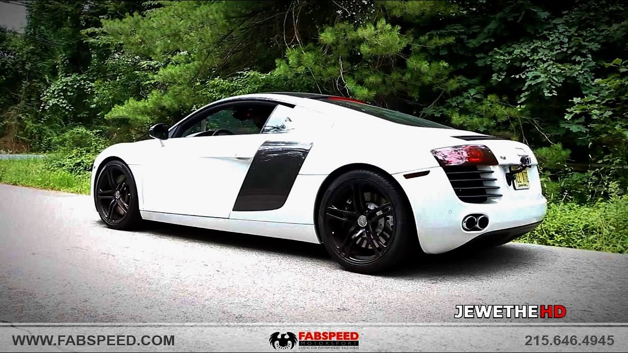 Audi R8 V8 w/ Supersport X-Pipe Exhaust! LOUD Exhaust Sounds!!