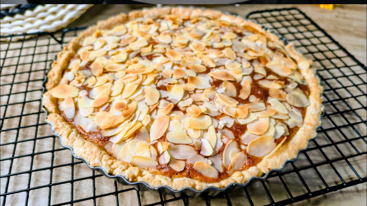 تارت اللوز أو أموندين بعجينة احترافية ناجحة لكل أنواع التارت 🥞 | TARTE AMANDINE 