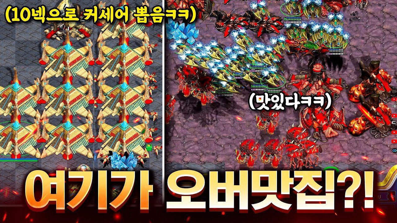 시작부터 넥서스 10개 짓고, 커세어만 미친듯이 뽑으면 생기는 일ㅋㅋ