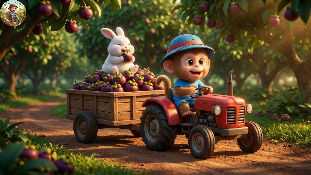 Lost Chick at Night… Monkey Farmer Follows Tiny Footprints Home 🥺👣 | Monkey Cartoon