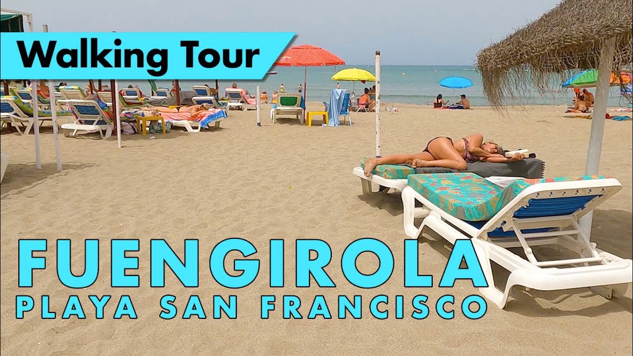 Fuengirola beach walk - May 2022 - Playa San Francisco to Playa Los Boliches immersive virtual tour