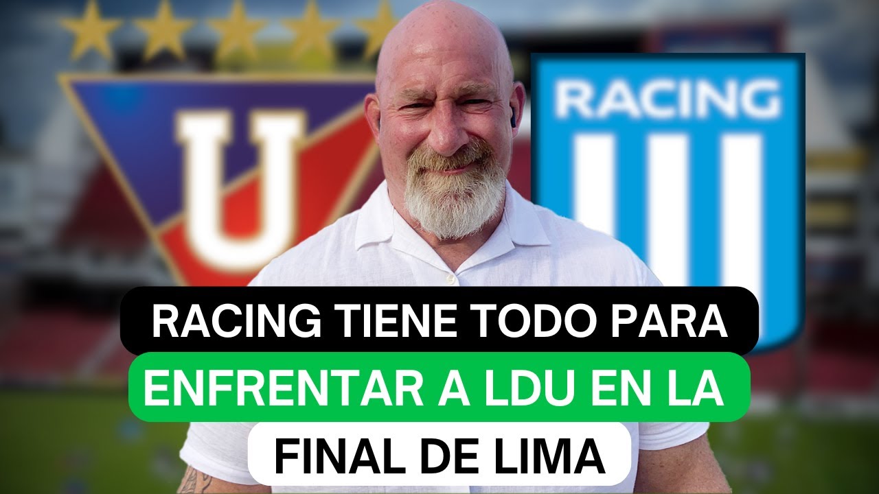 Christian Martin: Racing tiene todo para enfrentar a LDU en la final de Lima