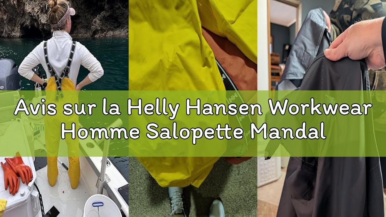 Avis sur la Helly Hansen Workwear Homme Salopette Mandal