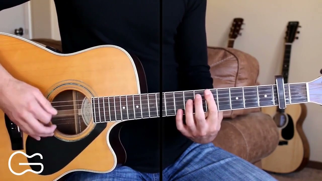 Play Along Guitar | Either Way - Chris Stapleton (Drop D Tuning)