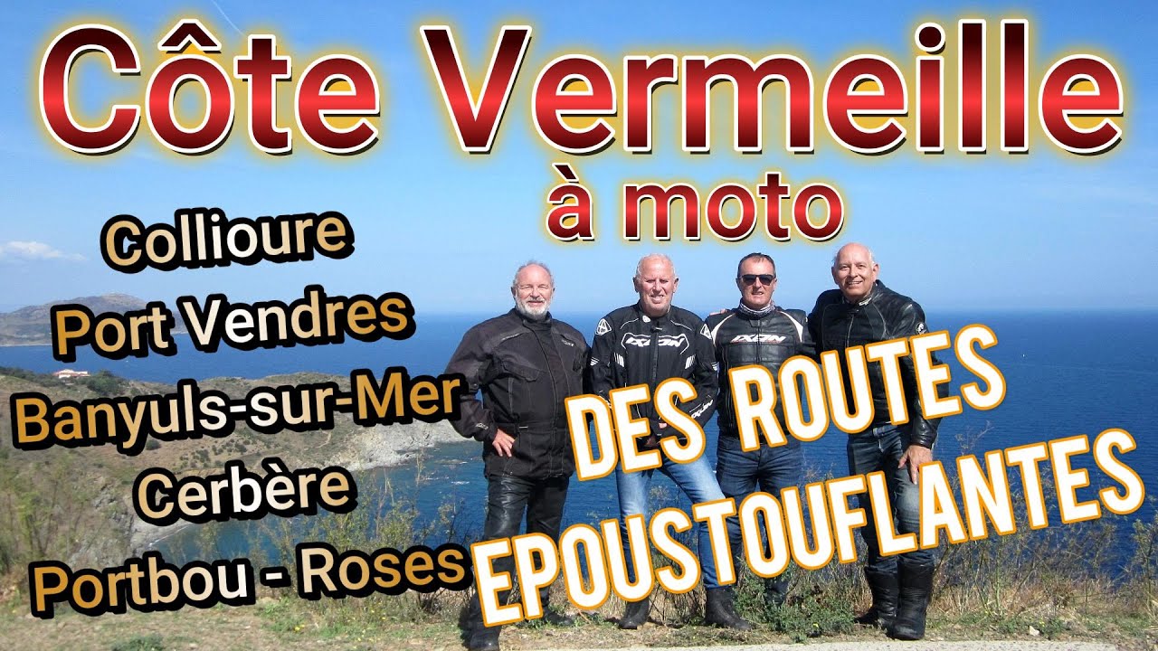 Road trip moto sur la Côte Vermeille de Collioure à Roses en pays catalan.