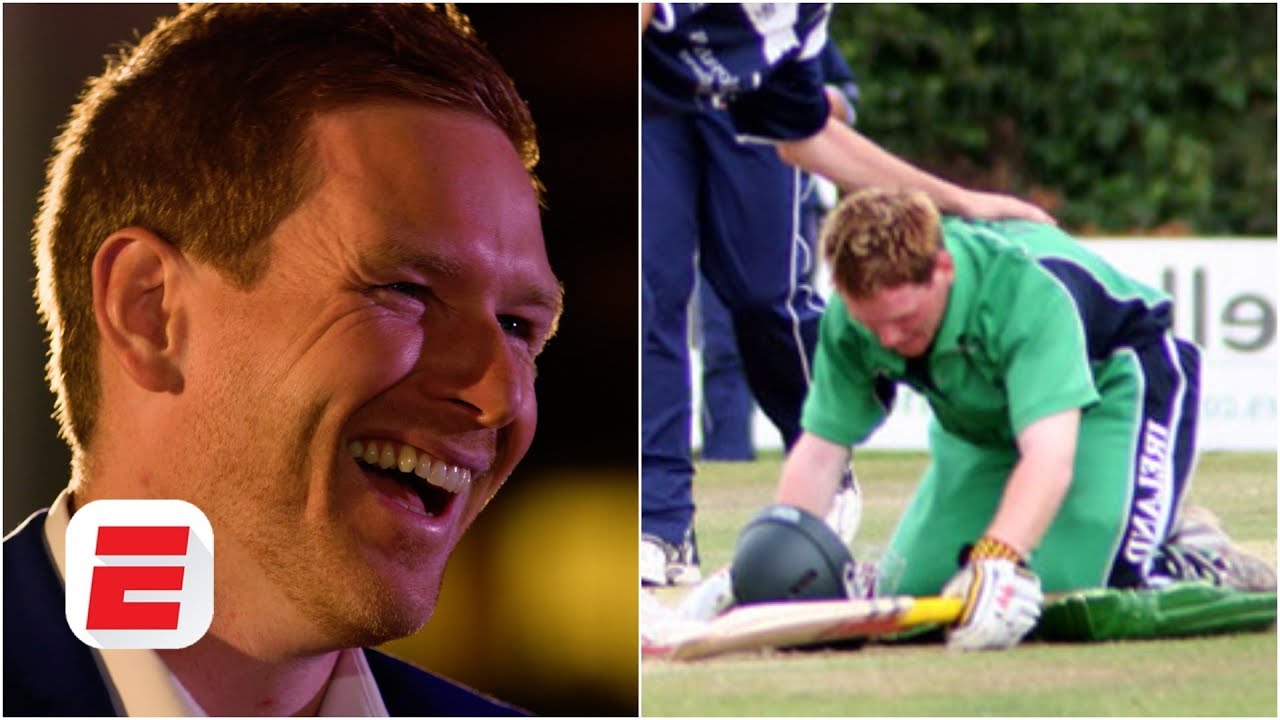 Eoin Morgan reacts to Eoin Morgan getting out for 99 on ODI debut | Through the years part 1