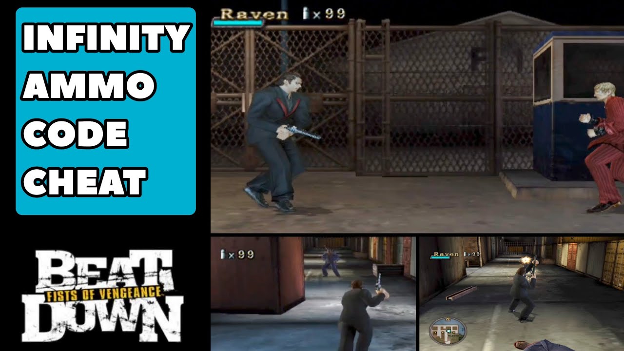 Infinity Ammo Cheat Code! Beat Down PS2 MOD (Cheat Code Patch)