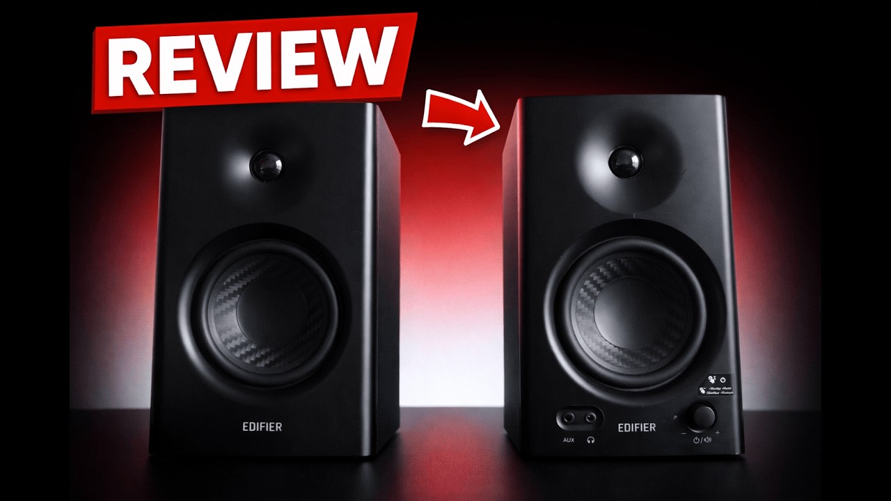 Edifier MR4 Studio Monitor Review INCLUDING Sound Test