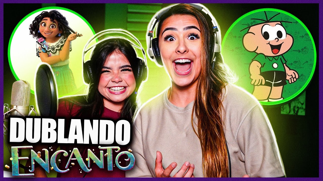 CEBOLINHA DUBLANDO ENCANTO! ft. Mariana Evangelista (Mirabel Madrigal)