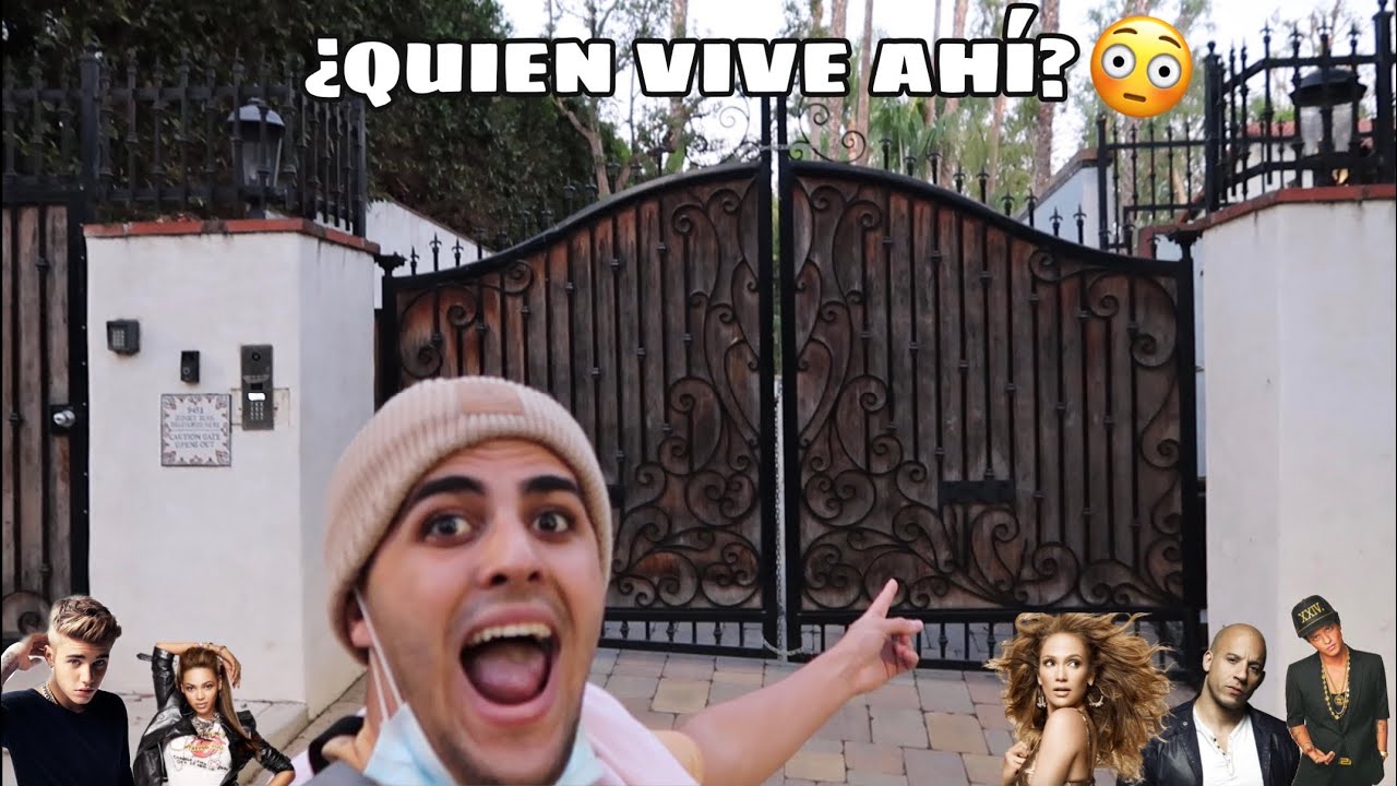 VISITANDO LAS MANSIONES DE LOS FAMOSOS EN LOS ANGELES