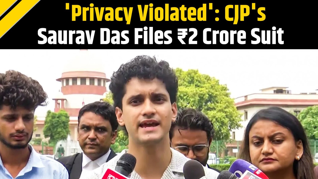CJP Protest: CJP's Saurav Das Sues Commentator Abhijit Iyer-Mitra For ₹2 Crore Over Privacy Breach