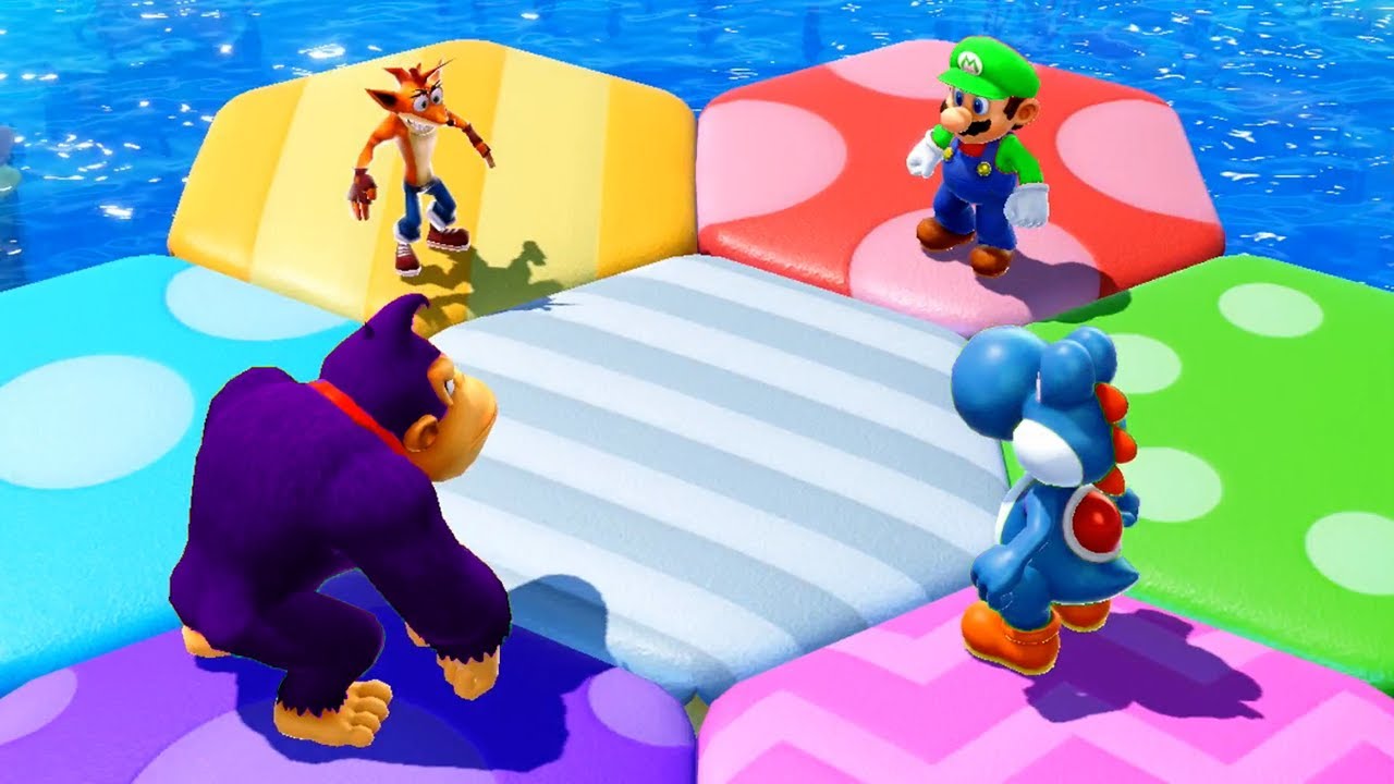 Mario Party Superstars - Crash Bandicoot vs. Mario vs. Donkey Kong vs. Yoshi (Master CPU)