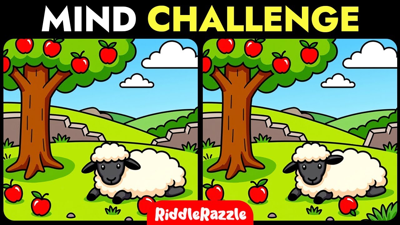 Spot 3 Differences! Train Your Brain: Harder Than It Looks