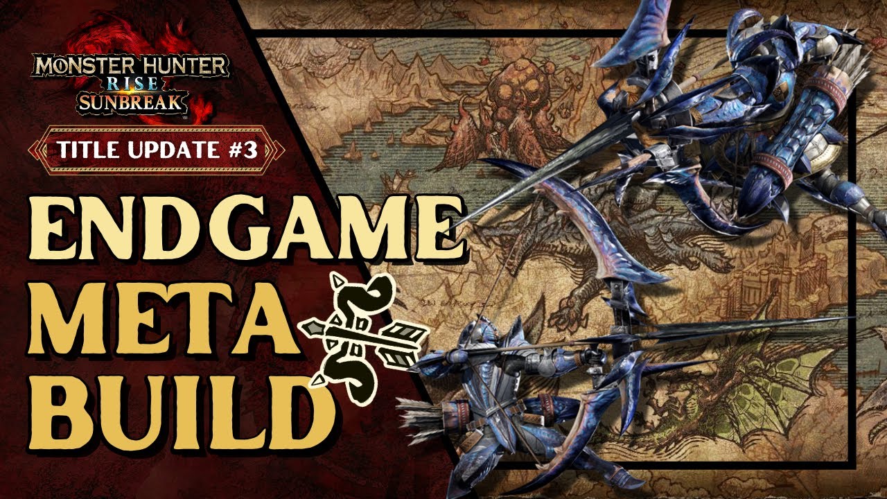 [MHR SUNBREAK] Endgame Meta Bow Builds - Berserk + Strife Title Update 3