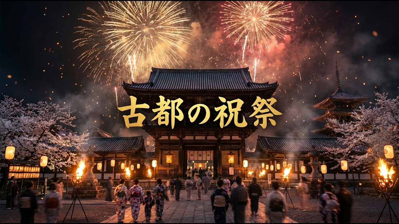 「京の光華 – 新年花火の響き」
