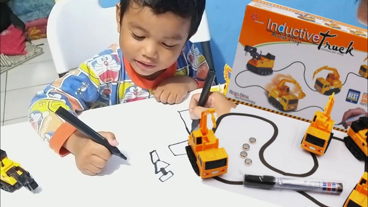 Zefa buka Hadiah MOBIL mainan Ajaib ❤ Magic inductive CAR