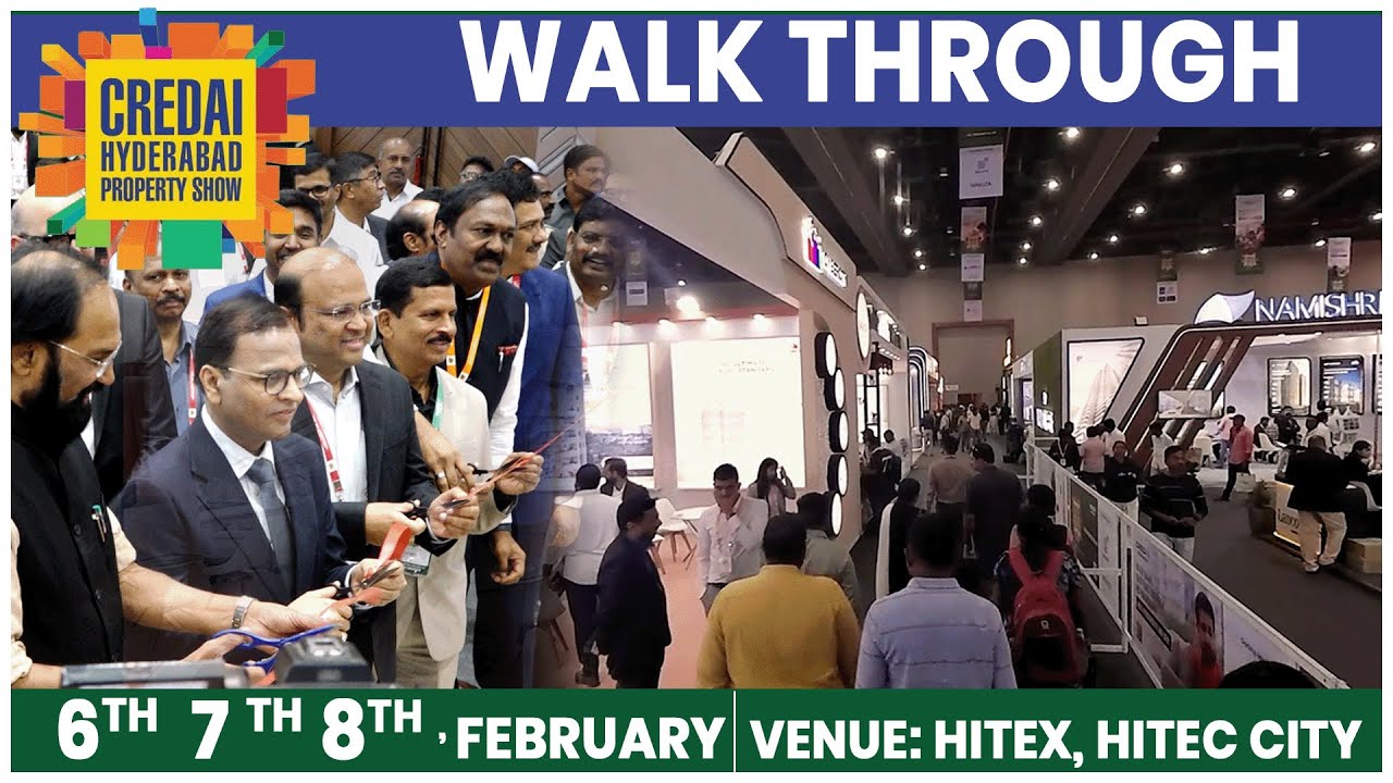 CREDAI Hyderabad Property Show Walkthrough | Rent vs EM | Hybiz tv