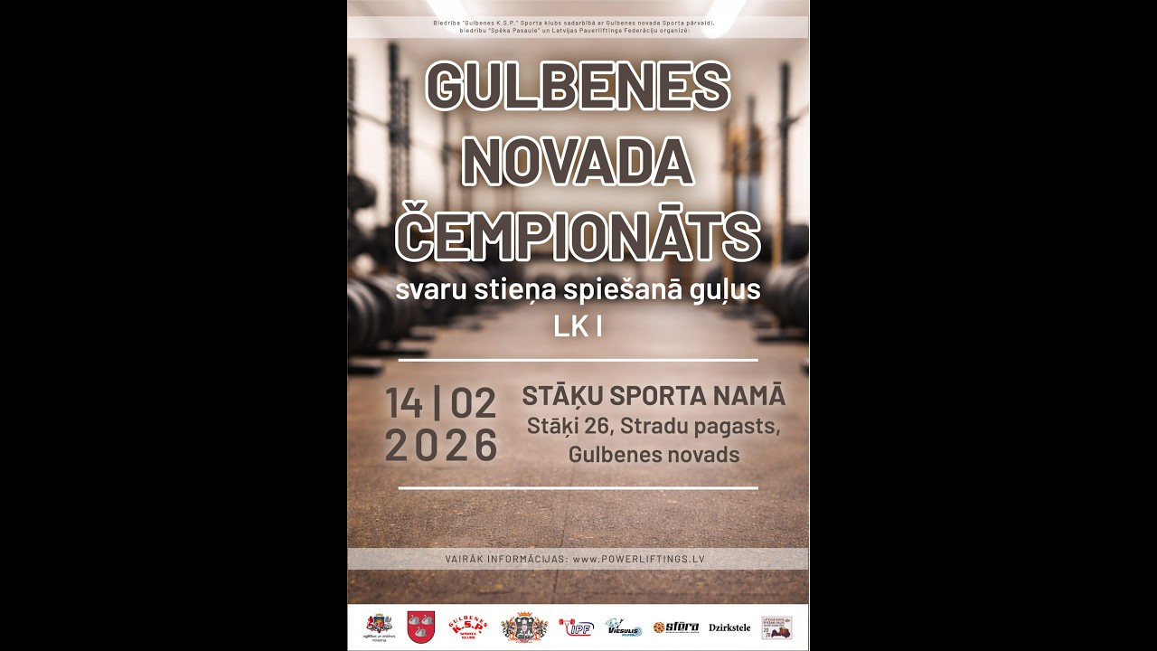 2026. gada Gulbenes novada čempionāts spiešanā guļus – LK Vidzemes posms