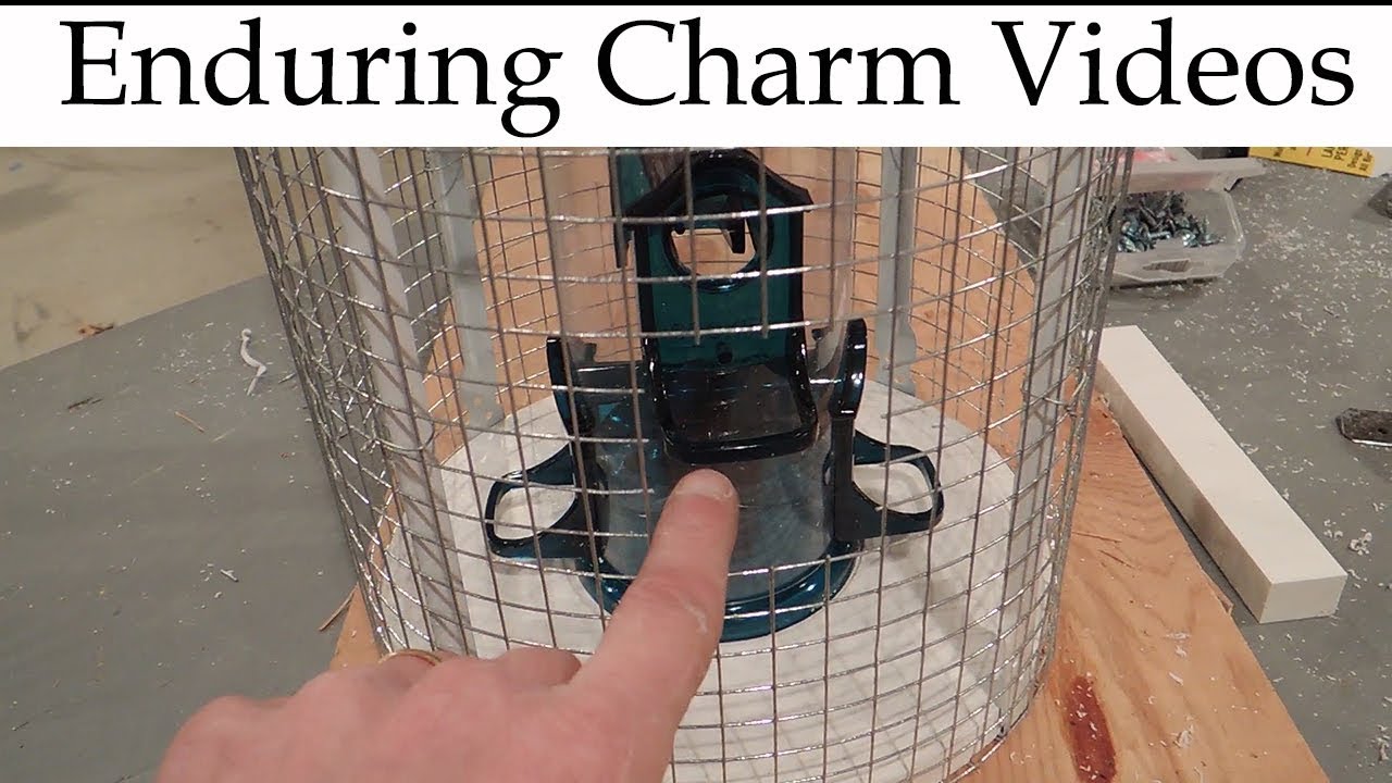 DIY Animal Proof Birdfeeder