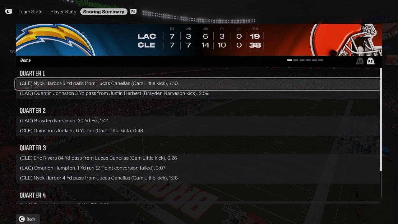 Madden NFL 26_2031 WK4_W vs LAC