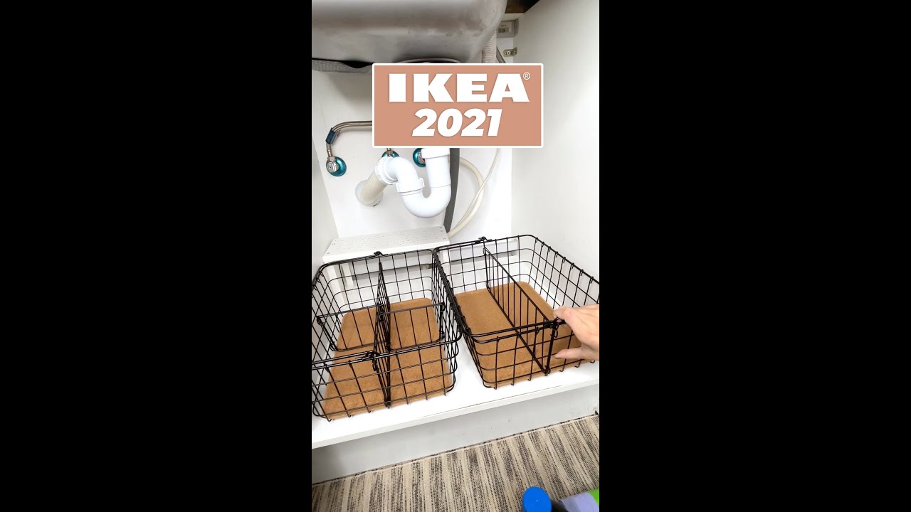 COME ORGANIZZARE LA CUCINA CON IKEA - Organizziamo il SOTTOLAVELLO - Life Hacks IKEA 2021 #SHORTS
