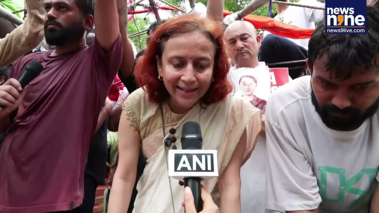 Sonam Wangchuk Protest Update | Wife Gitanjali Angmo, CJP President Address Media | News9
