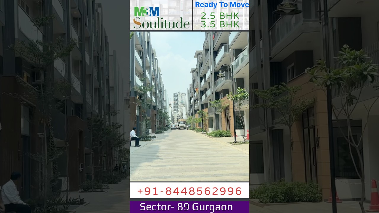 M3M Solitude 🔑 Ready-to-Move Flats in Sector 89 | Quick Tour! Smartworld Gems