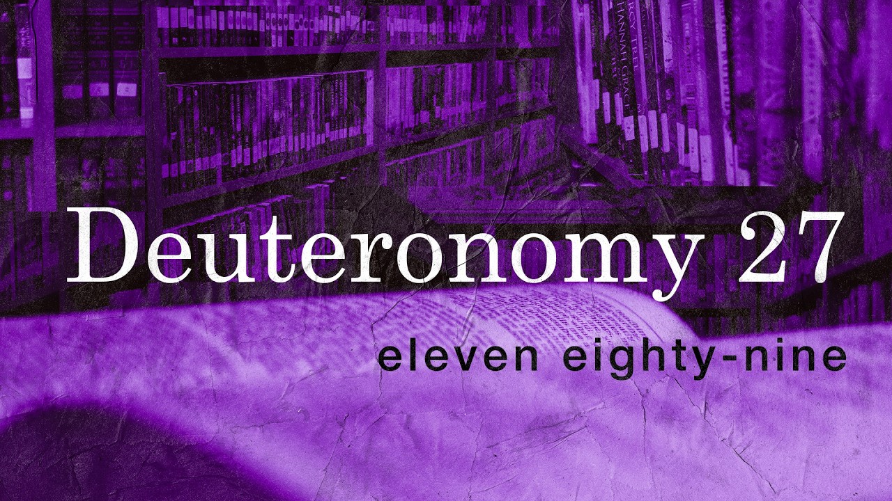 Living Out the Laws - Altars & Curses: Deuteronomy 27