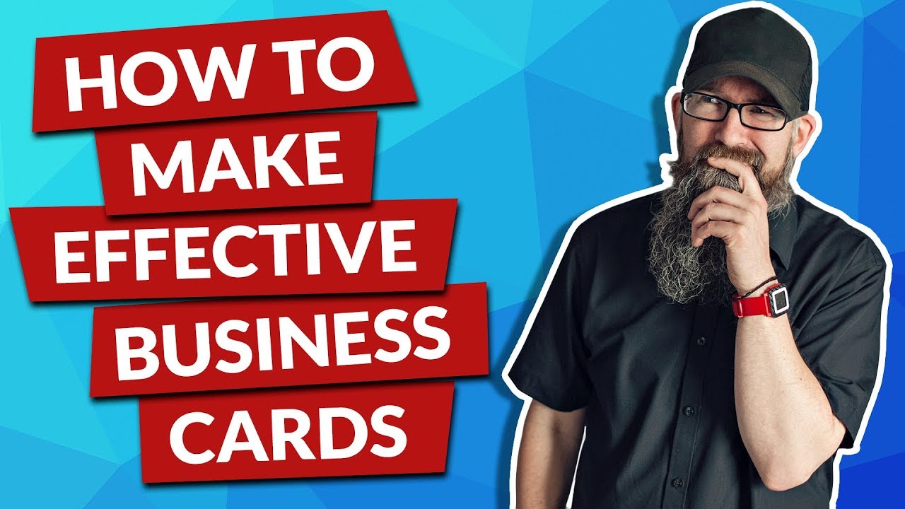 How to make effective business cards