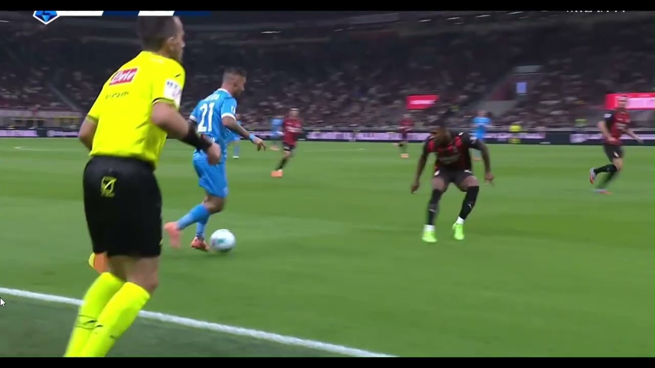 ACMilan 3-5-2 ⑭モドリッチ（Luka Modrić）vs Napoli (前半)