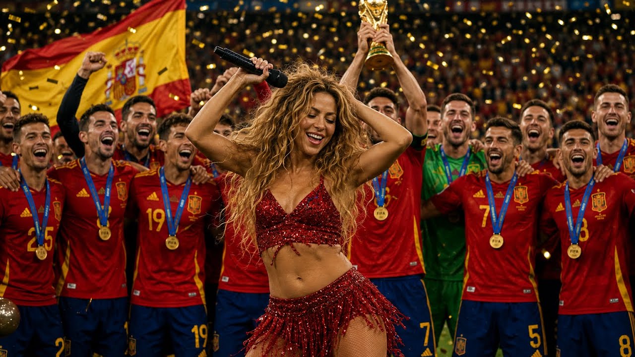 Shakira -Spain Wins The World Cup winner 2026 (Official FIFA World Cup Song)