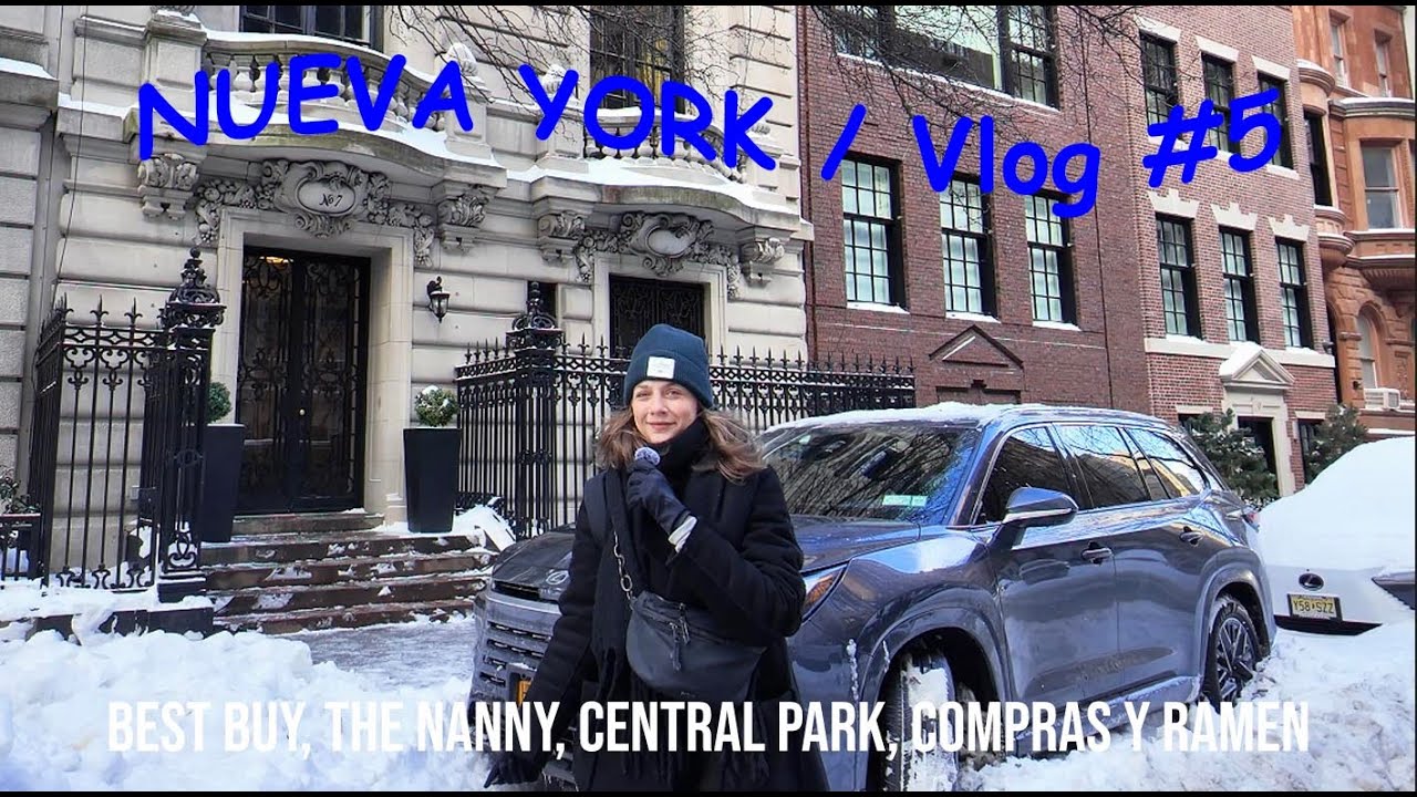 THE NANNY, EL CENTRAL PARK NEVADO  Y BURLINGTON Y COMER IS MY PASSION (vlog #5 ny)