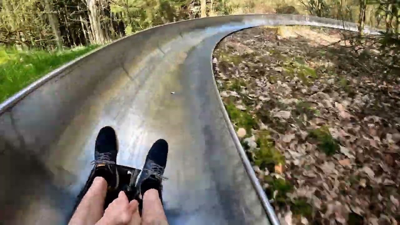 Sommerrodelbahn Daun, summer roller coaster, Rodelbahn Rheinland-Pfalz, Wildpark Daun,