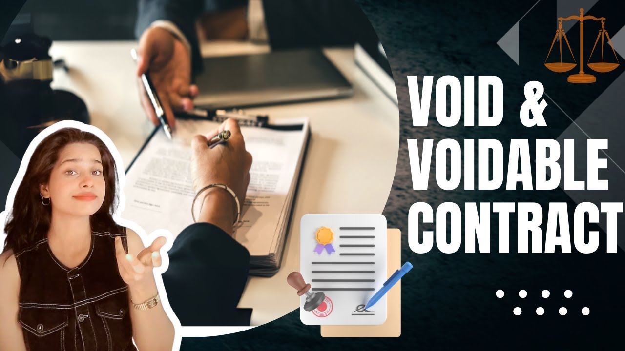 Void & Voidable Contracts Made Simple | Indian Contract Act 1872 | Difference Explained