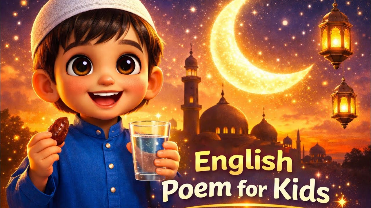 “My First Ramadan 🌙 | Beautiful Islamic Poem for Kids”  #poem #englishpoem