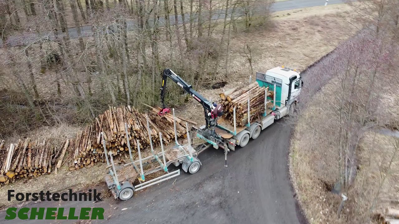 Holztransport | Forst-Truck | Mercedes Benz | Arocs 6x6 | Forsttechnik Scheller | Timber Truck