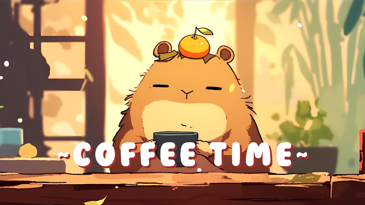 Capybara Beat Station - Cozy Japanese Lofi Mix ~ Calm Energy ~ 🦫 ✨ 🌙