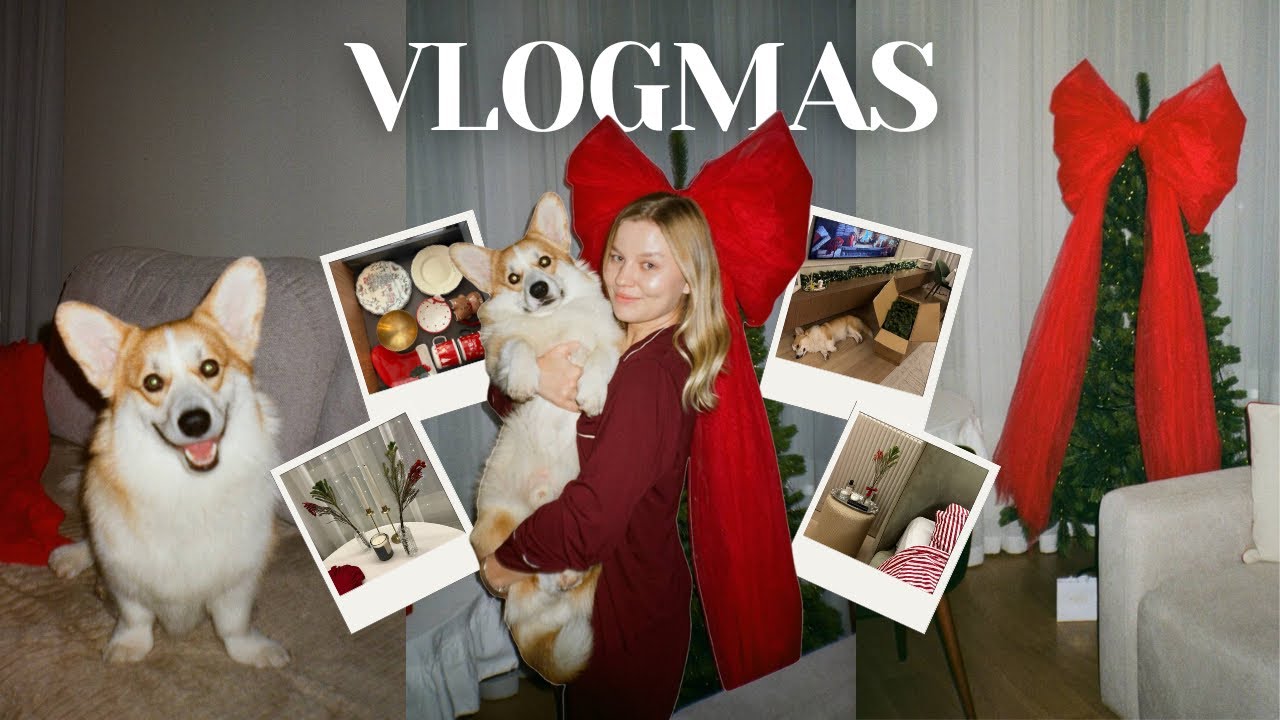 VLOGMAS | уютный влог, украшаю дом к новому году🎄✨