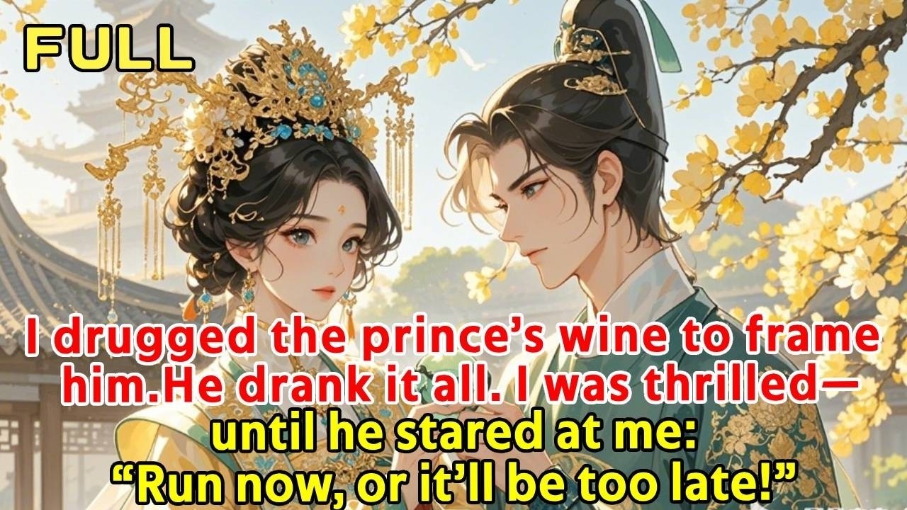 I drugged the prince's wine to frame him. He drank it all. I was thrilled — until he stared at me: