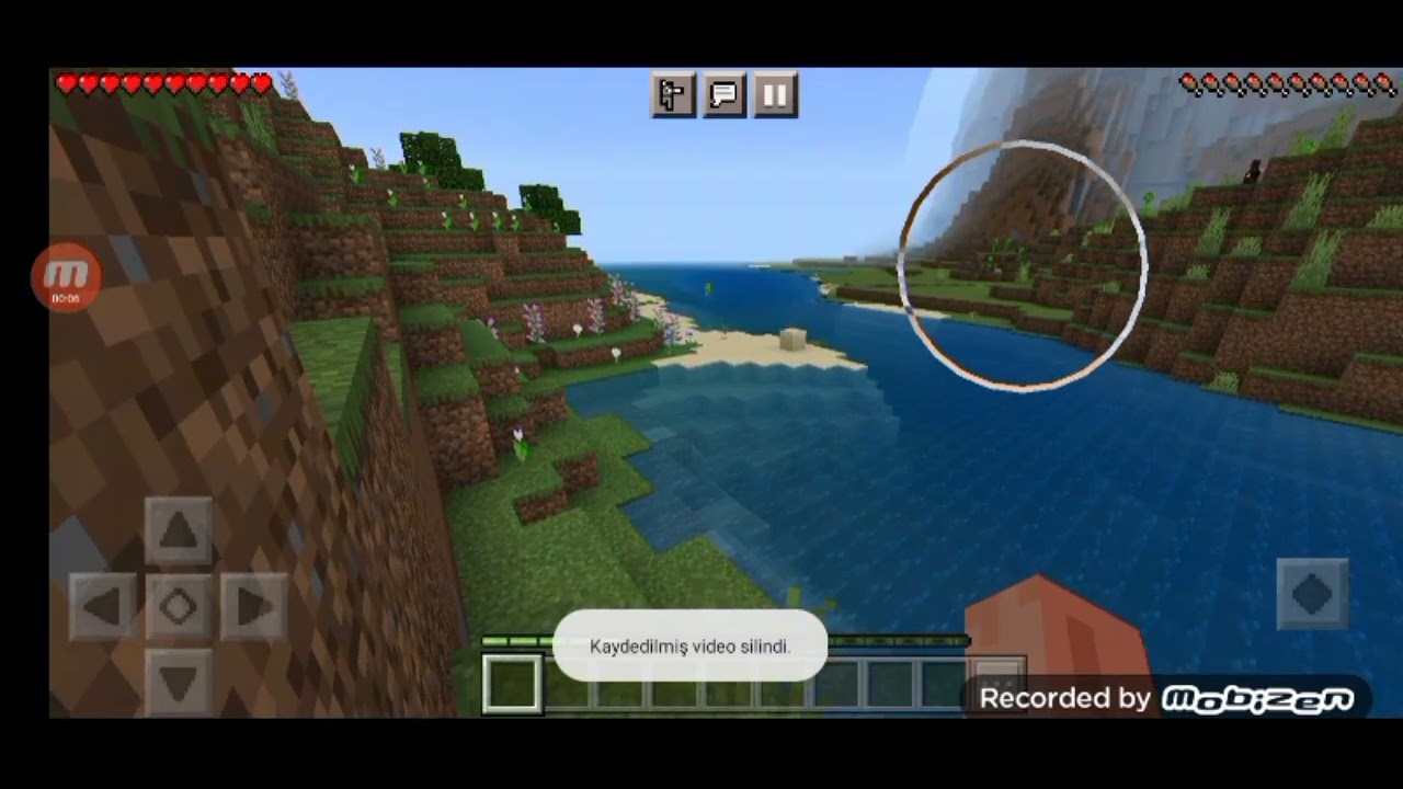 Minecraft ama crepper g&ouml;r&uuml;rsem video biter