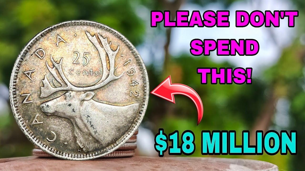 SUPER RARE Canadian 25 cent Coins Worth Thousands &ndash; Errors Still Hiding in Your Pocket Change!