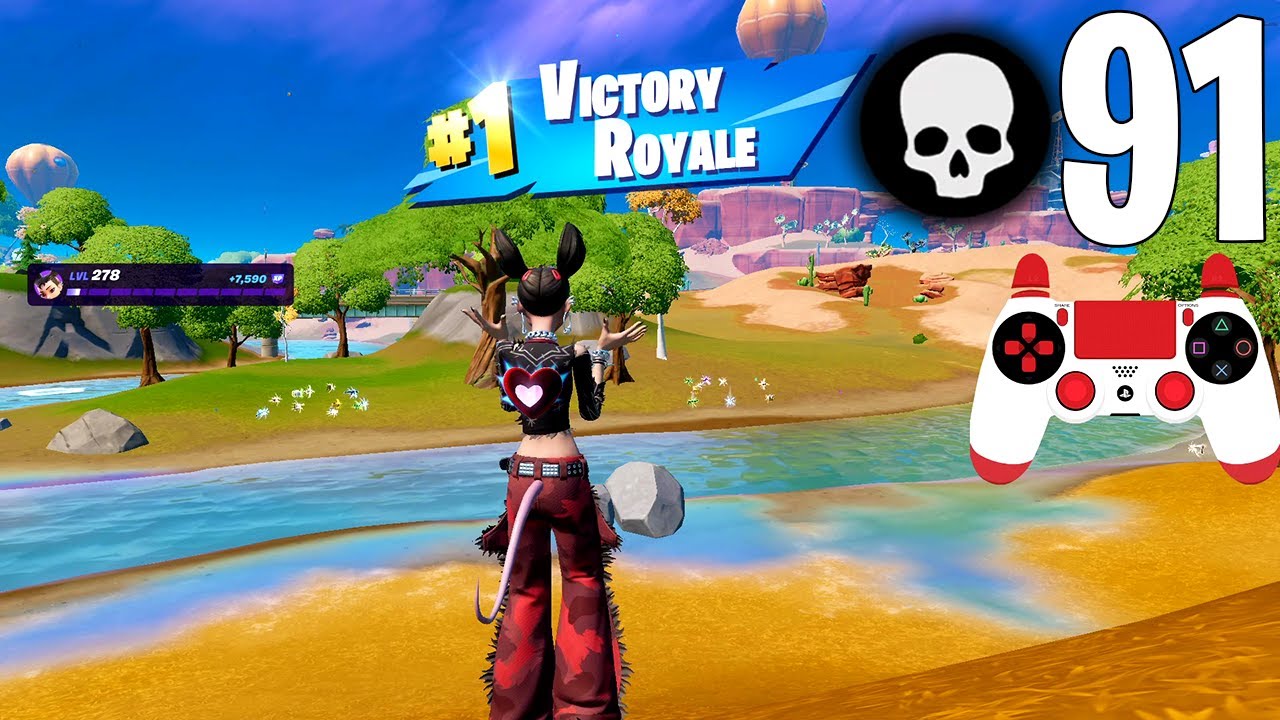 91 Elimination Solo Squads Gameplay 