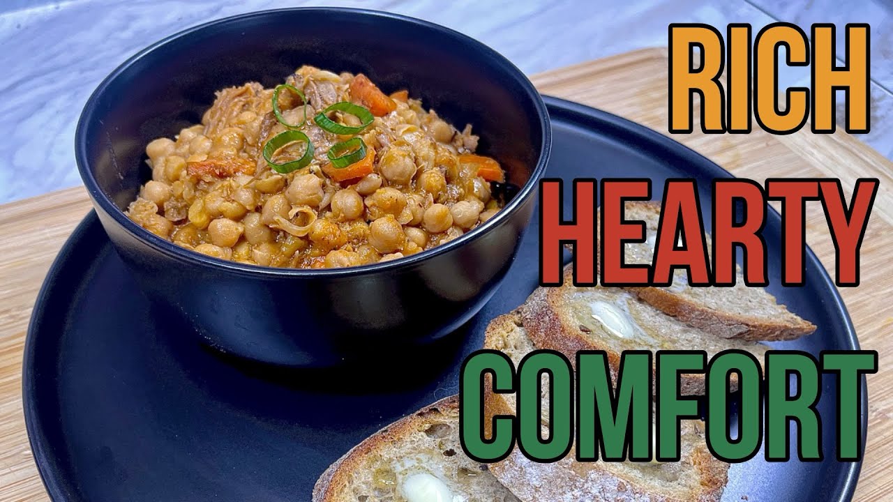 Pork Neck Bones & Chickpeas | Rustic Comfort Stew