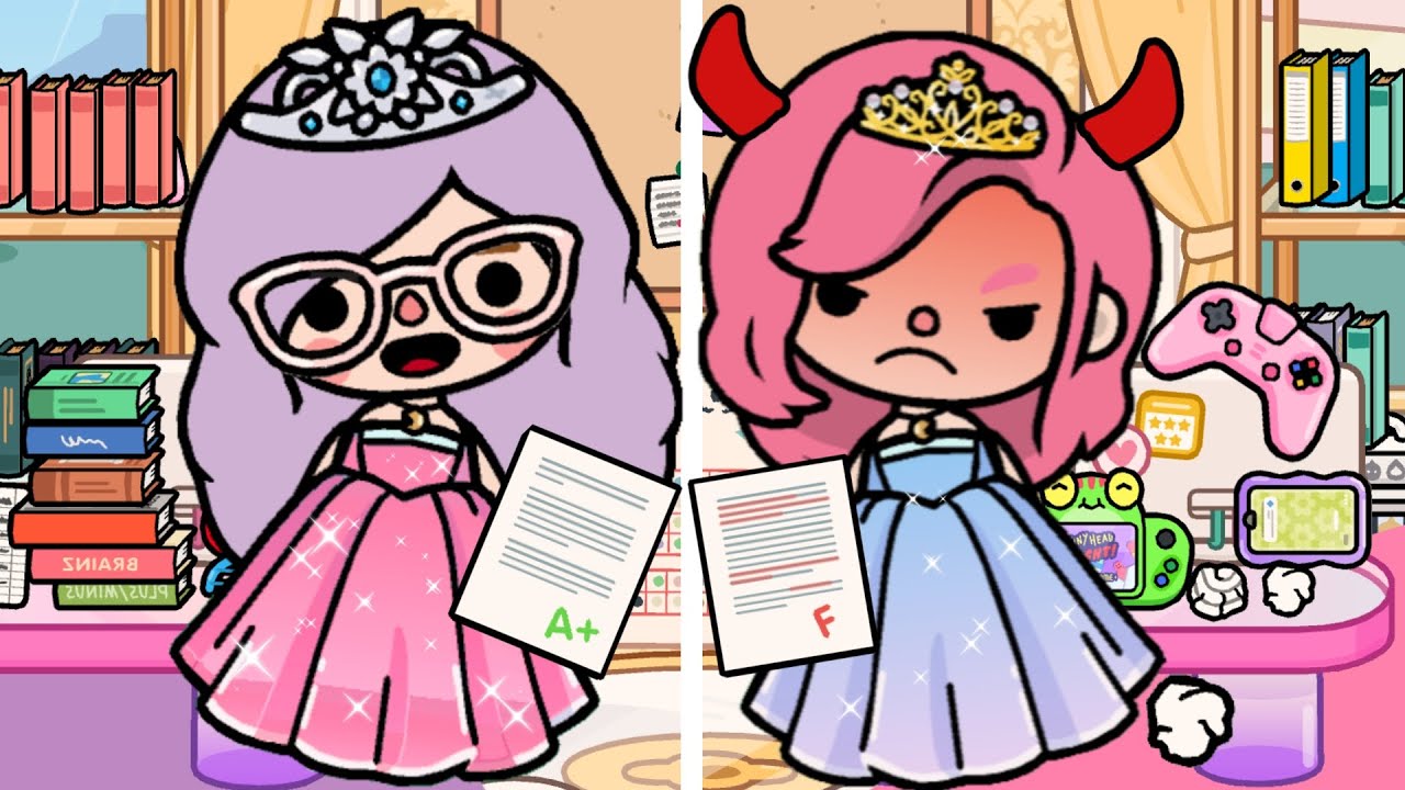 Good Student Vs Bad Student! Which Are You?! 👑 Princess School | Toca Boca | Toca Life World