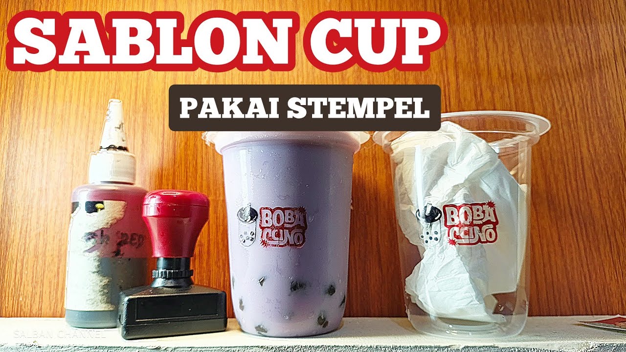SABLON CUP PAKAI STEMPEL