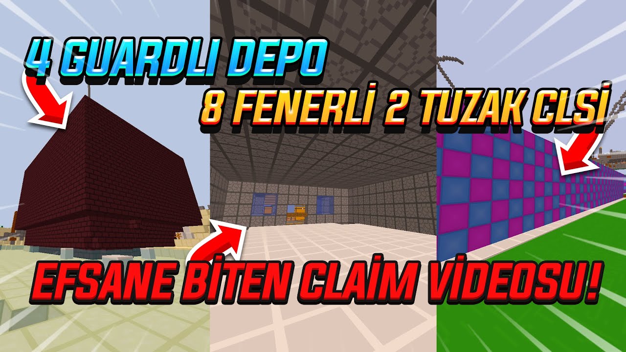BİTEN CLAİMLERDEN 2 TUZAK VE GUARDLI DEPO CLAİMİ ALDIM!? - Craftrise Survival Ametist @BerkeKDD